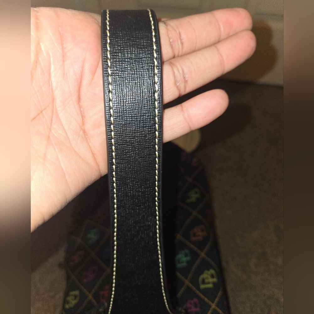 Dooney & Bourke Rainbow Canvas Shoulder Bag - Picture 13 of 14